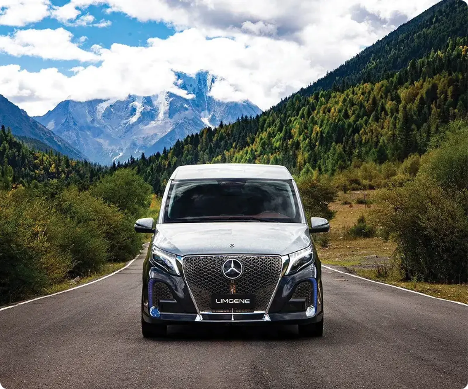 Custom Mercedes V-Class VIP interior Dubai — Barugzai Motors — 1