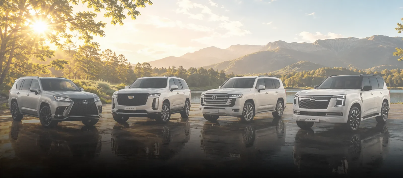 Barugzai VIP SUV fleet at the Dubai showroom