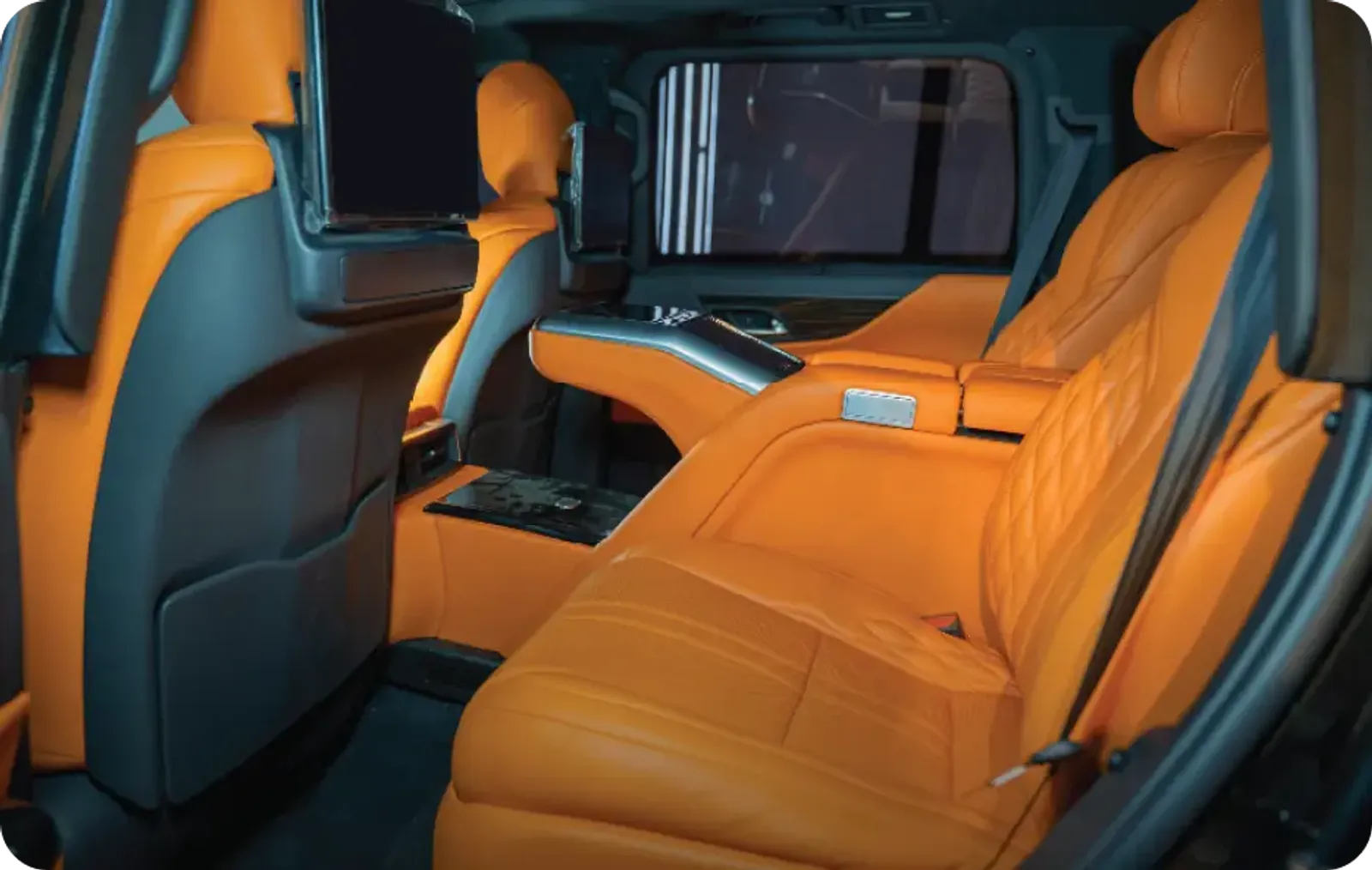 Nissan Patrol bespoke lounge interior conversion — Barugzai Dubai