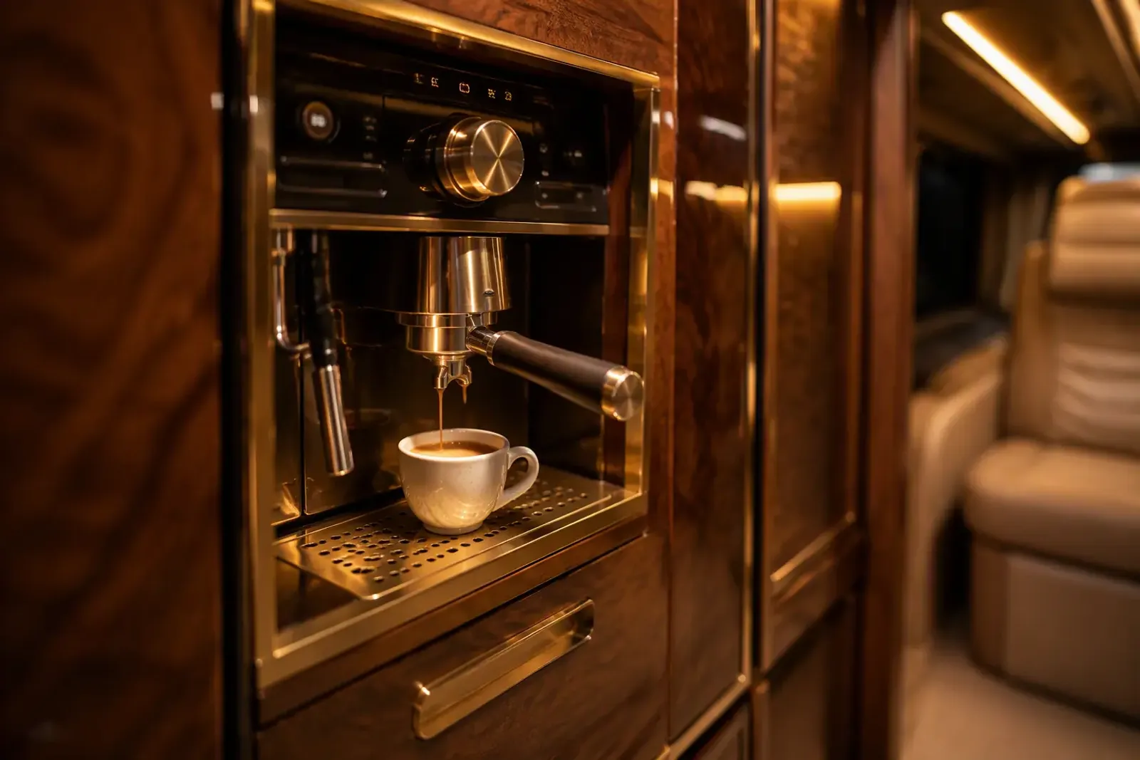 Custom luxury Sprinter van interior Dubai — Barugzai Motors — 6