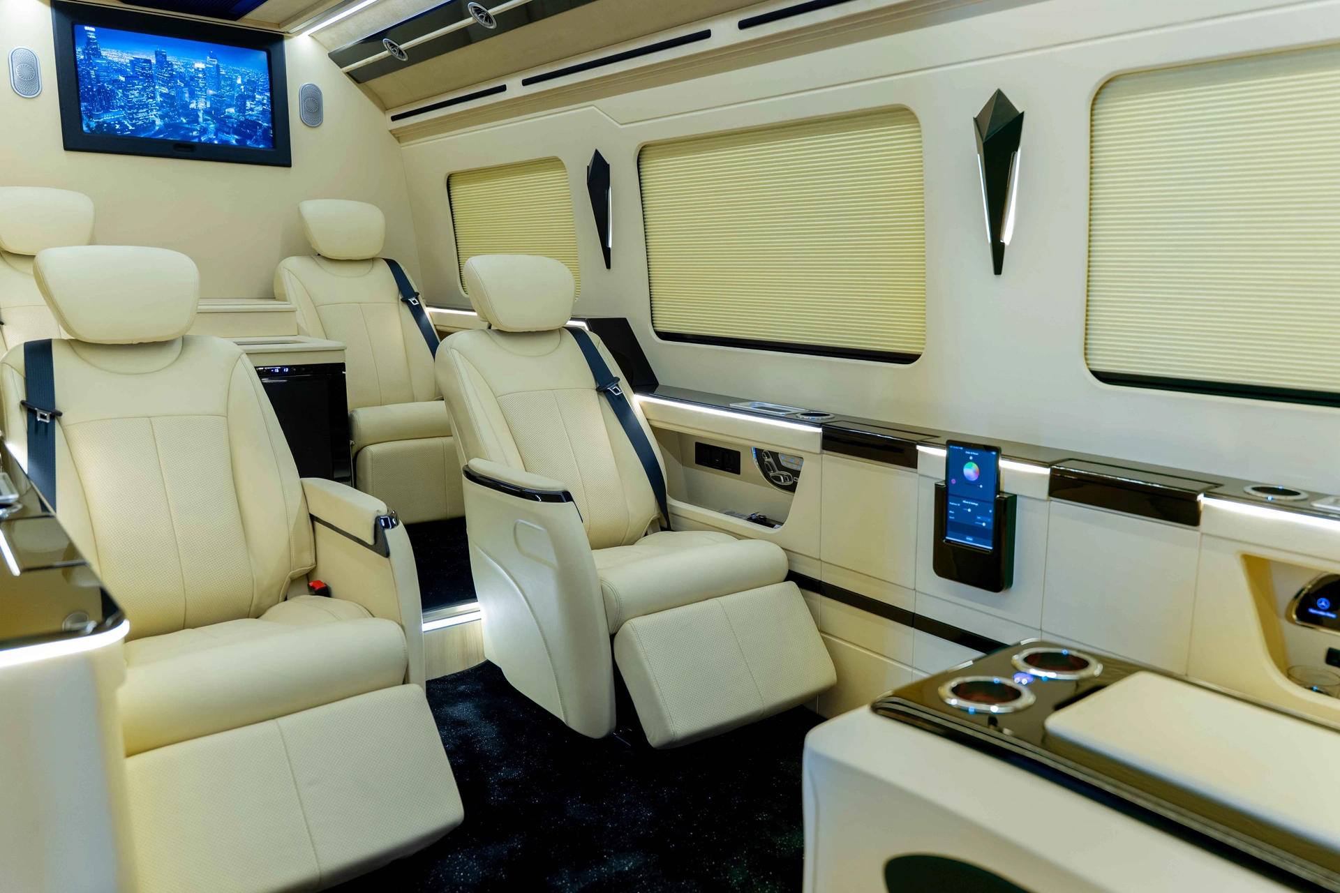 2026 Mercedes-Benz Barugzai VIP Sprinter VIP conversion interior Dubai — photo 3
