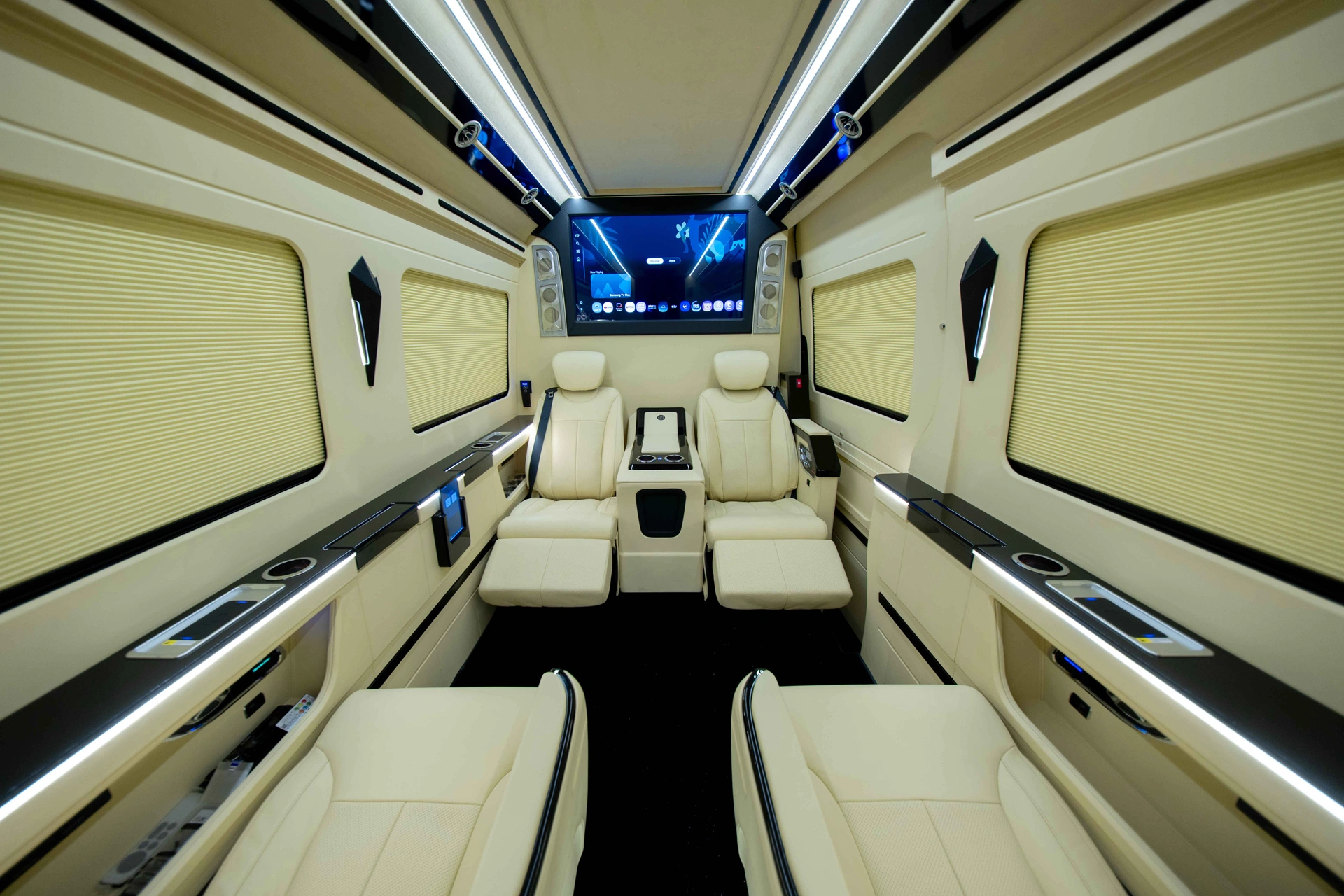 2026 Mercedes-Benz Barugzai VIP Sprinter VIP conversion interior Dubai — photo 4
