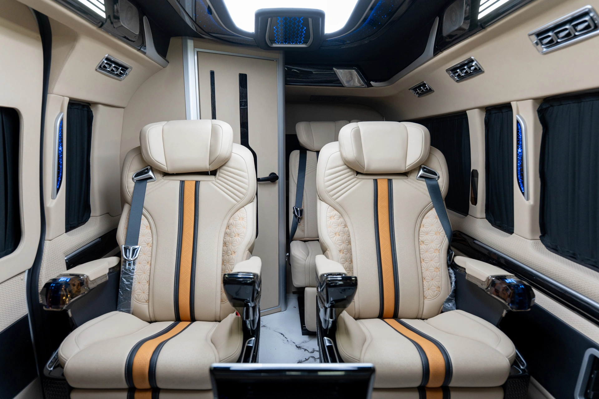 Toyota VIP Hiace with Washroom — luxury VIP vans Dubai