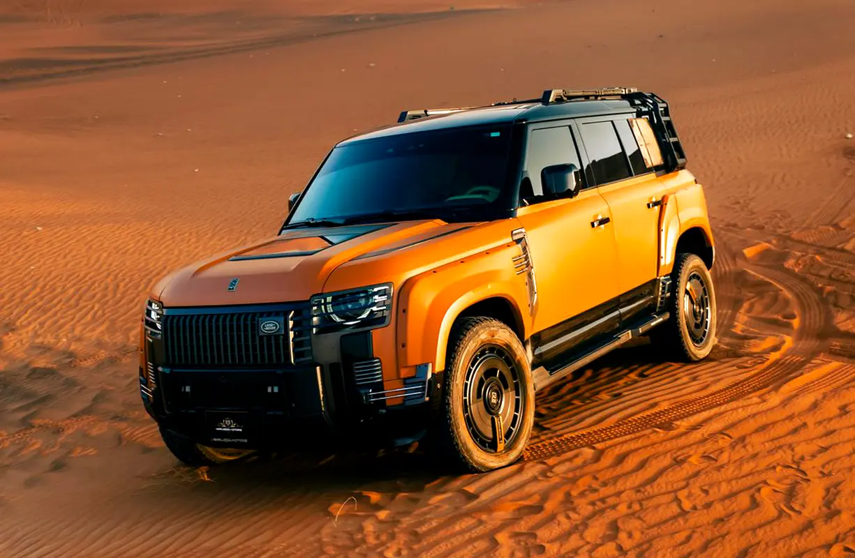 Land Rover Limgene Defender — luxury VIP vans Dubai