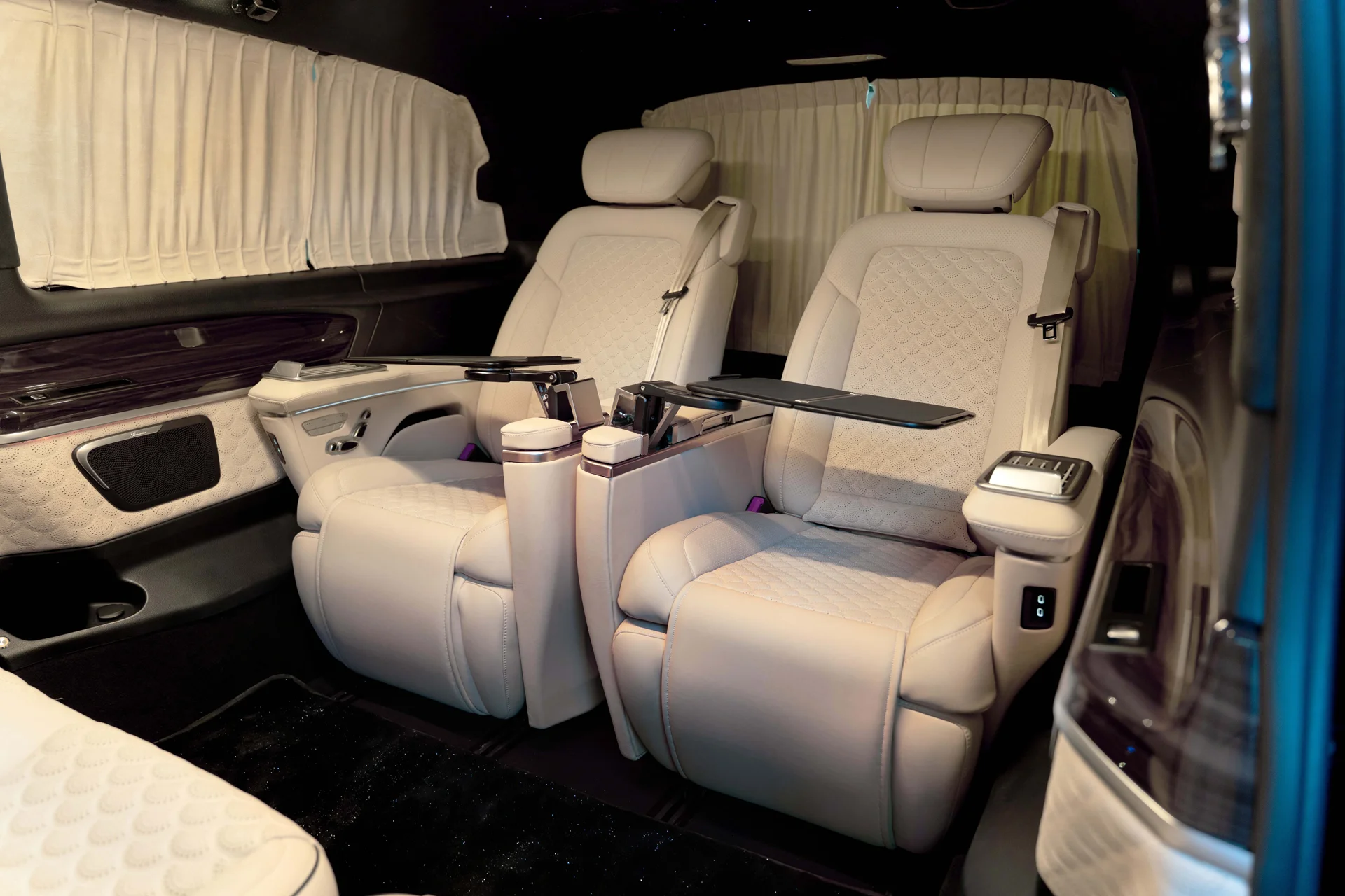 Mercedes-Benz Barugzai VIP V-Class (original Mercedes VIP seats, full option) — luxury VIP vans Dubai