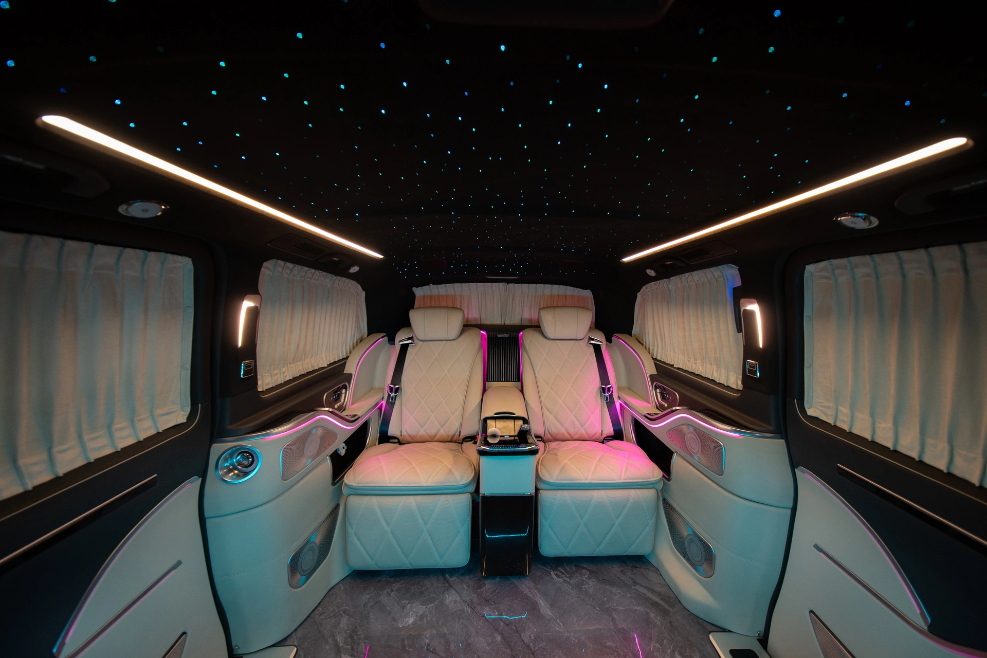 2026 Mercedes-Benz Barugzai VIP V-Class VIP conversion interior Dubai — photo 5