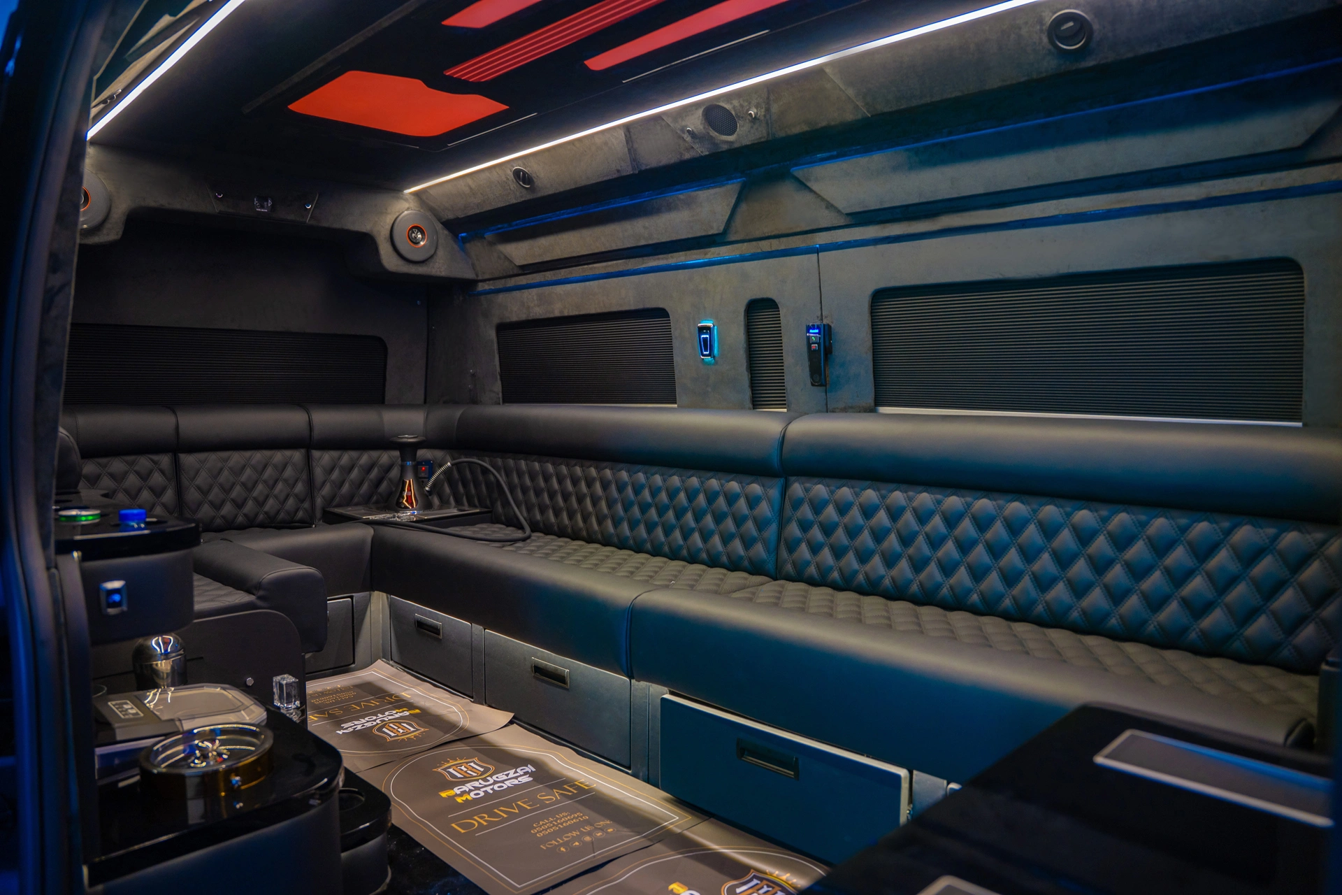 Toyota VIP Hiace - Party Van — luxury VIP vans Dubai