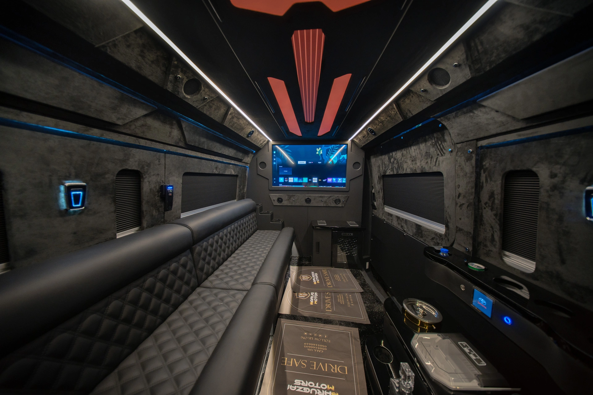 2026 Toyota VIP Hiace - Party Van VIP conversion interior Dubai — photo 6